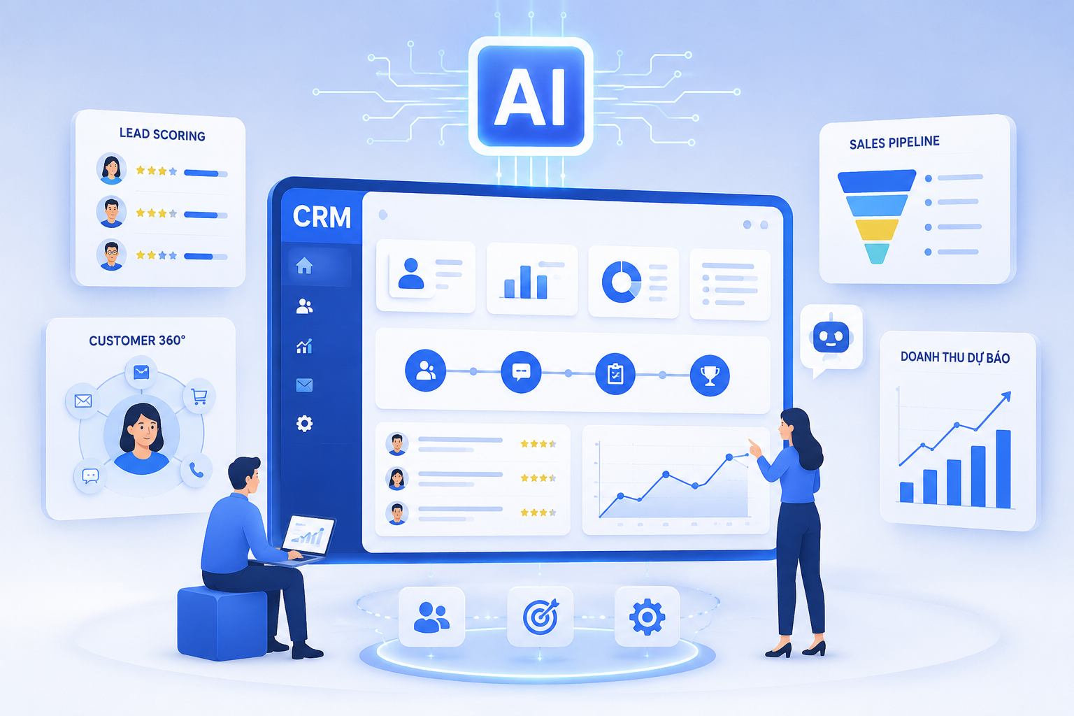 CRM AI cho doanh nghiệp: Cách chọn giải pháp