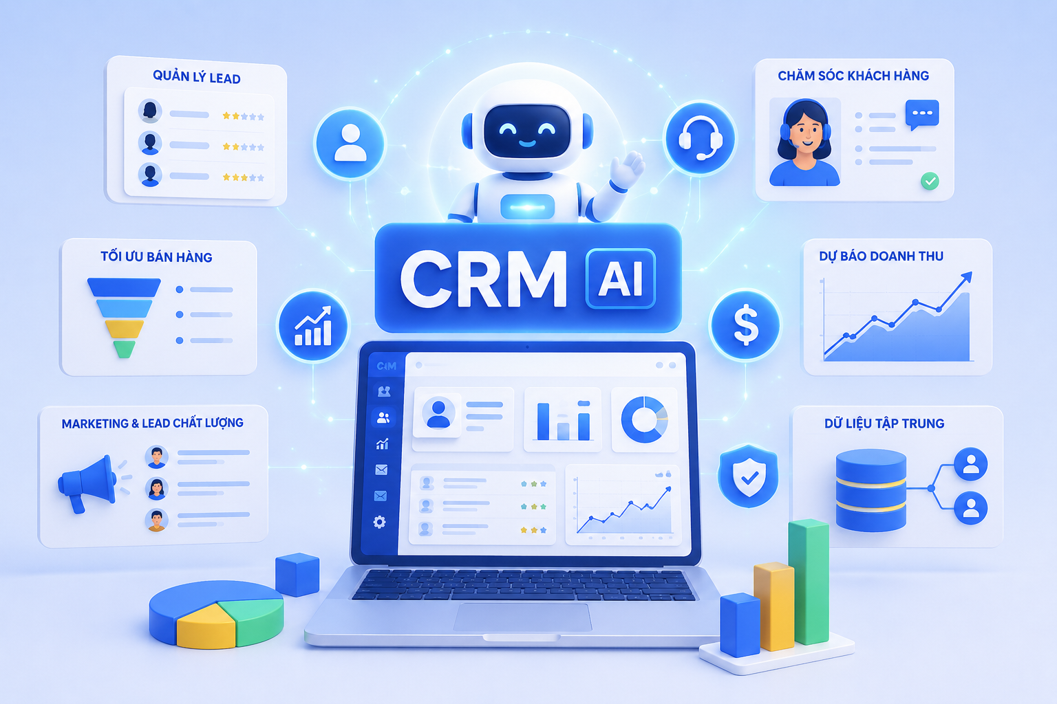 CRM AI cho doanh nghiệp: Lộ trình tăng trưởng
