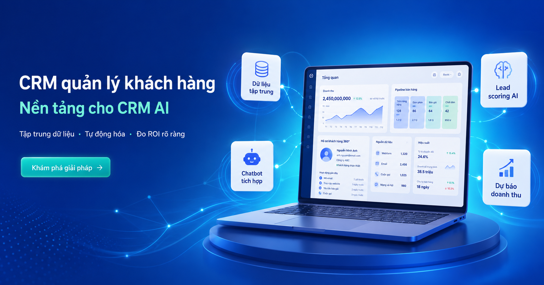 CRM quản lý khách hàng: Nền tảng cho CRM AI