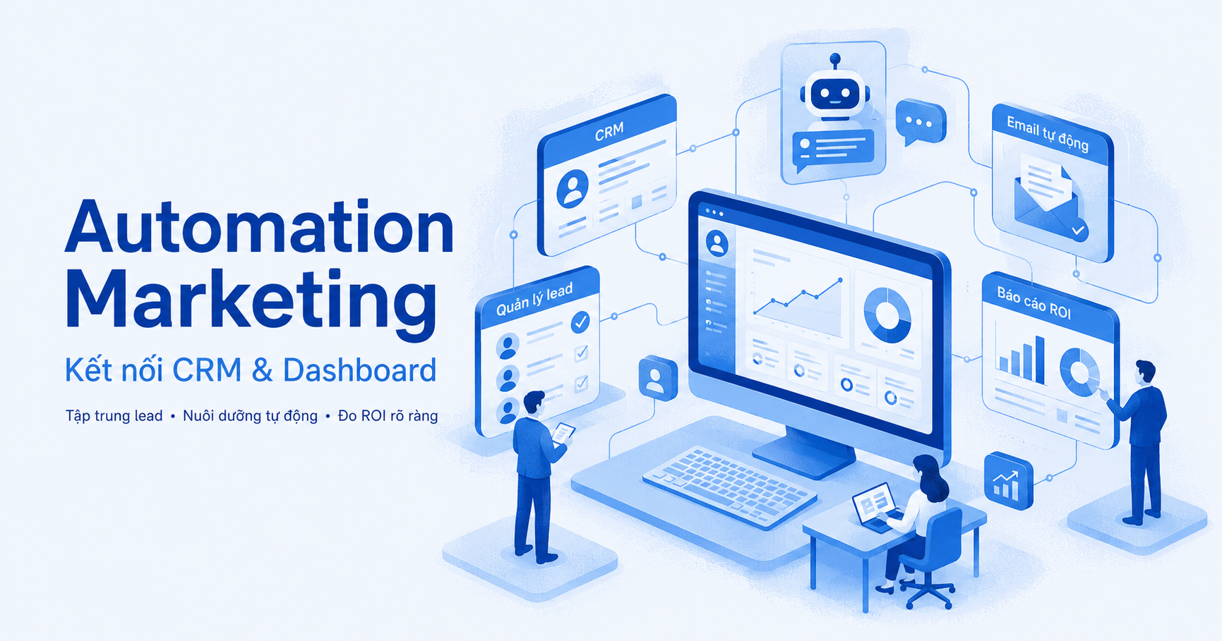 Automation marketing: Kết nối CRM và dashboard