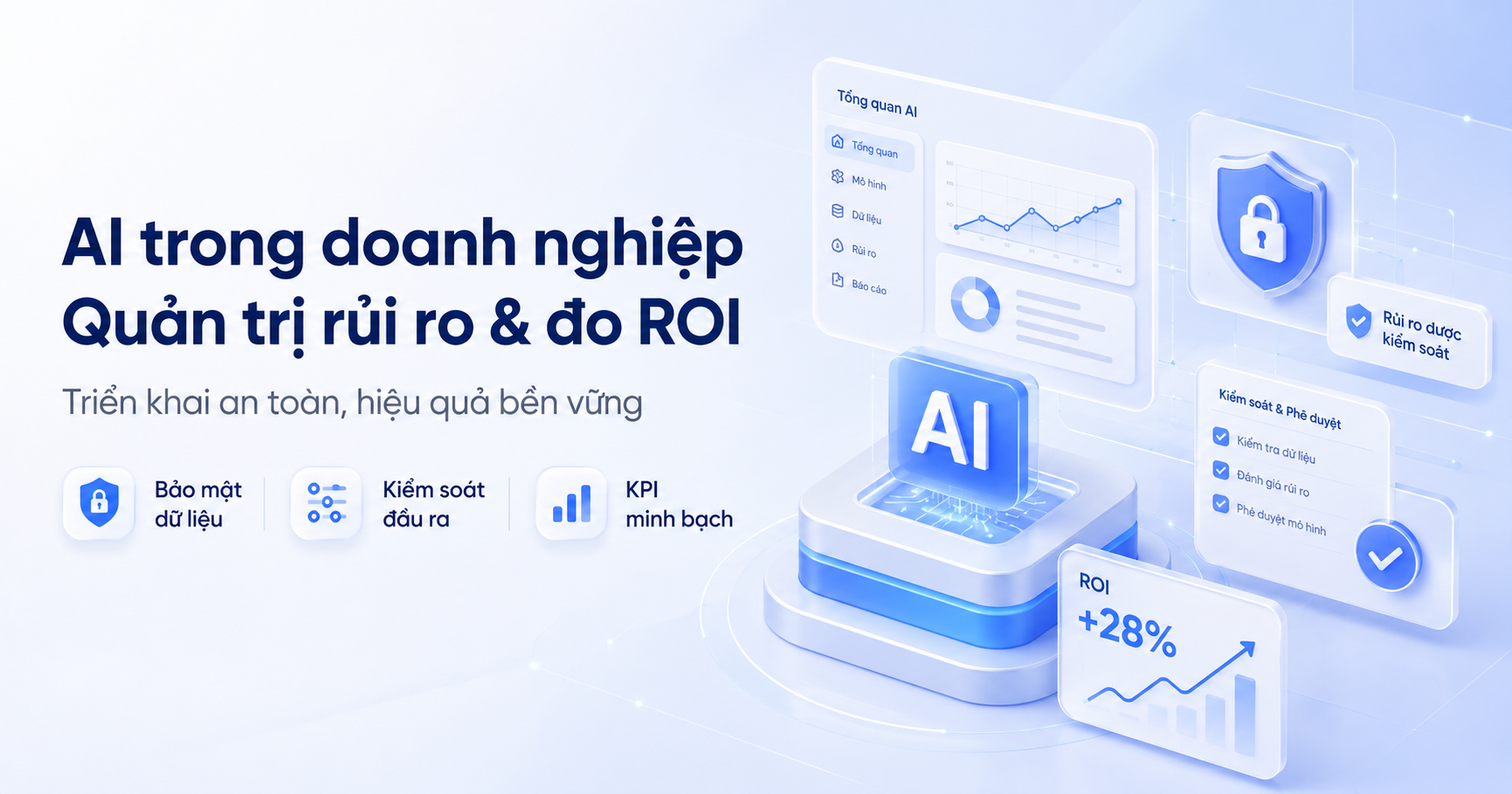 AI trong doanh nghiệp: Quản trị rủi ro và ROI